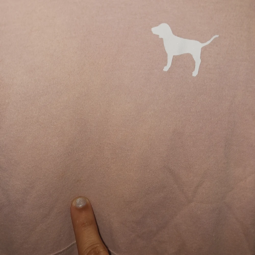 PINK Victoria's Secret Women doggie mesh long sleeve shirt - Picture 7 of 7